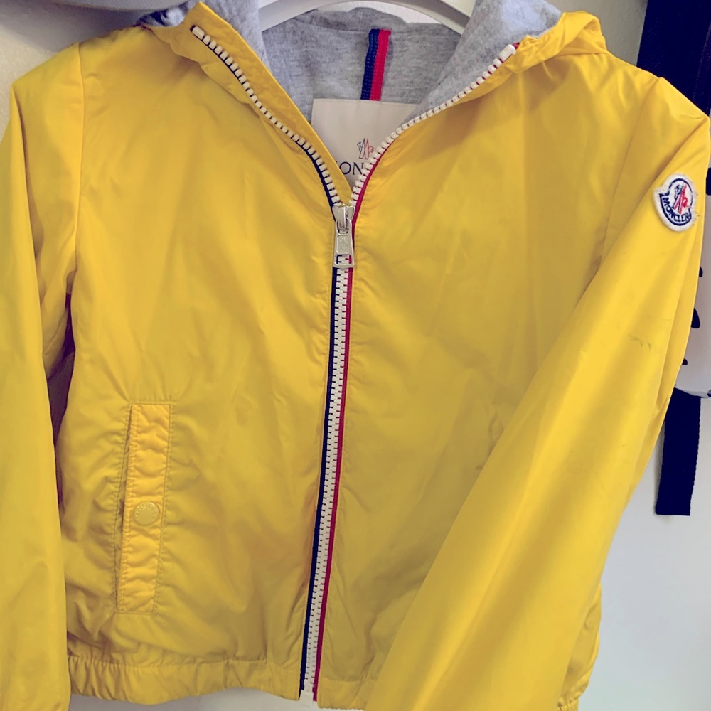 Yellow Tolddler Moncler Windbreaker (Size 3)